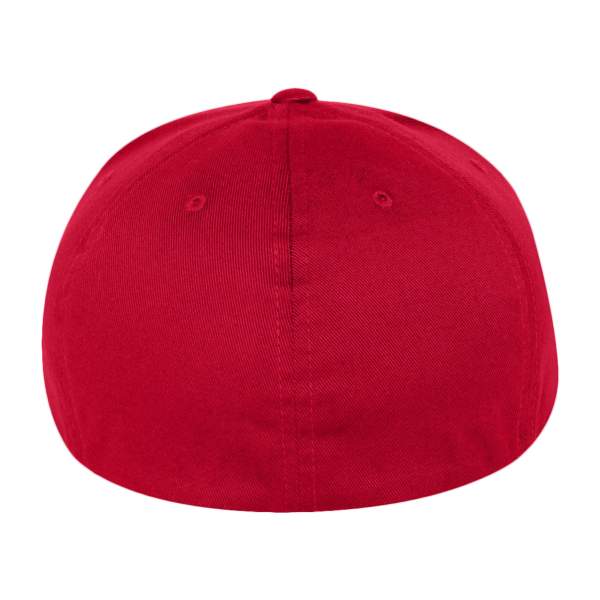 Flexfit by Yupoong Pro-Baseball On Field Cap, Red, Back view