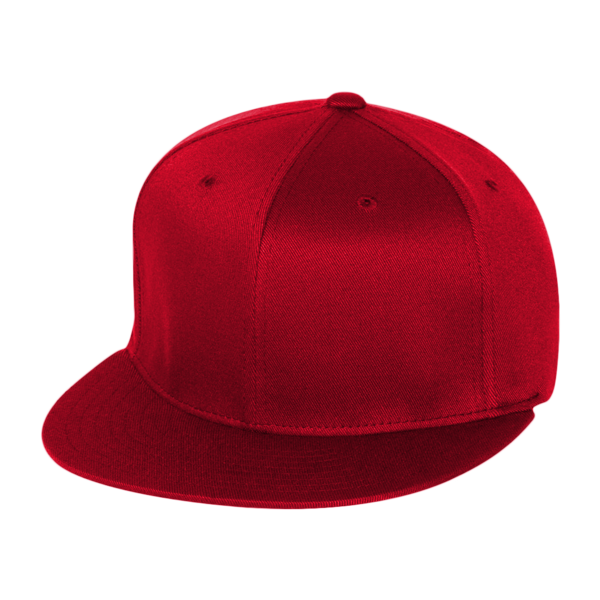 Flexfit by Yupoong Pro-Baseball On Field Cap, Red, Front view