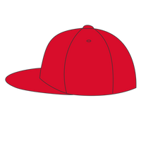 Flexfit by Yupoong Pro-Baseball On Field Cap, Red, Left Side view