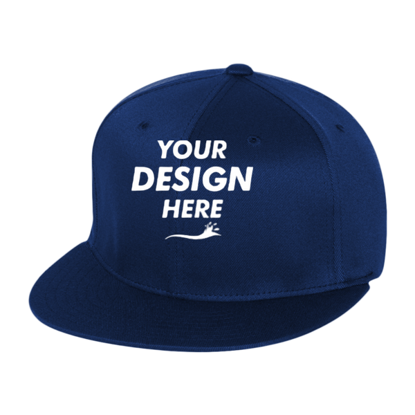 Flexfit by Yupoong Pro-Baseball On Field Cap, Royal Blue, Front view, Mockup