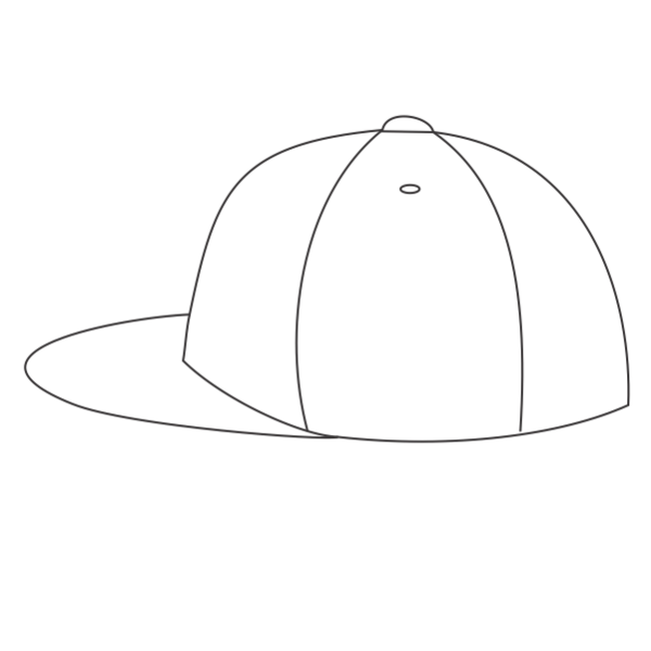 Flexfit by Yupoong Pro-Baseball On Field Cap, White, Left Side view