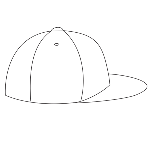 Flexfit by Yupoong Pro-Baseball On Field Cap, White, Right Side view