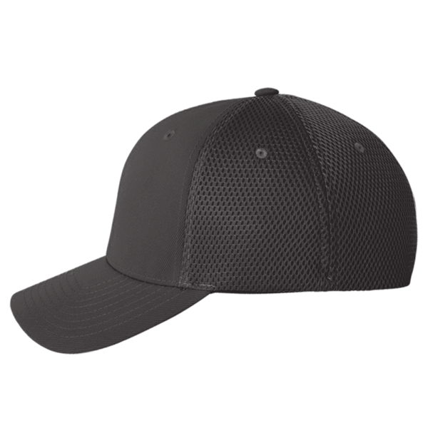 Flexfit by Yupoong Ultrafiber Mesh Cap, Black / Black, Left Side view