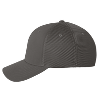 Flexfit by Yupoong Ultrafiber Mesh Cap, Dark Grey / Dark Grey, Left Side view