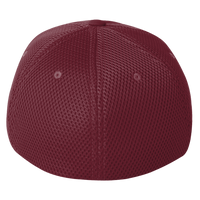 Flexfit by Yupoong Ultrafiber Mesh Cap, Maroon / Maroon, Back view