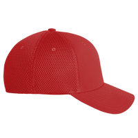 Flexfit by Yupoong Ultrafiber Mesh Cap, Red / Red, Right Side view
