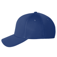 Flexfit by Yupoong Ultrafiber Mesh Cap, Royal Blue / Royal Blue, Left Side view