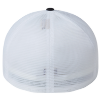 Flexfit by Yupoong Unipanel™ Trucker Cap, Black / White, Back view