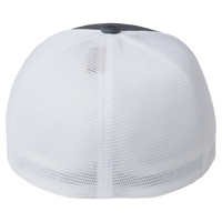 Flexfit by Yupoong Unipanel™ Trucker Cap, Charcoal / White, Back view