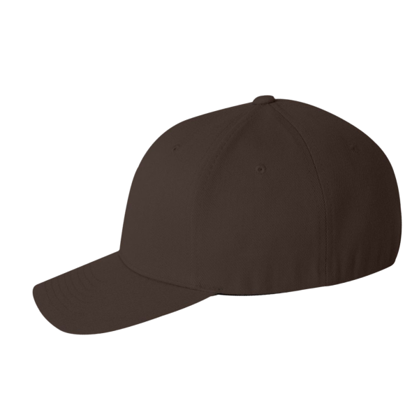 Flexfit by Yupoong Wool-Blend Cap, Brown, Left Side view