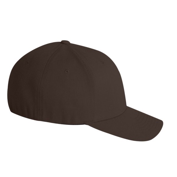 Flexfit by Yupoong Wool-Blend Cap, Brown, Right Side view