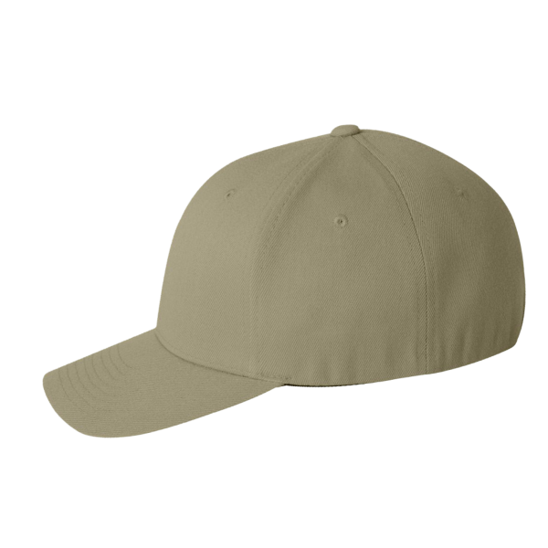 Flexfit by Yupoong Wool-Blend Cap, Khaki, Left Side view
