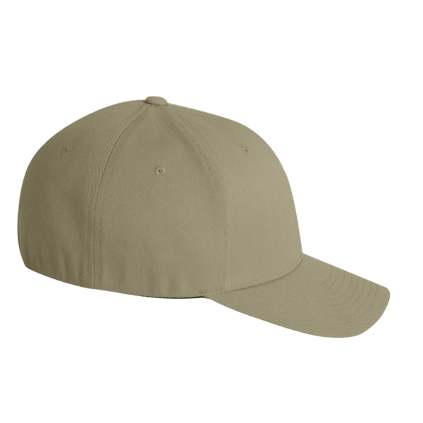 Flexfit by Yupoong Wool-Blend Cap, Khaki, Right Side view