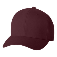 Flexfit by Yupoong Wool-Blend Cap, Maroon, Front view