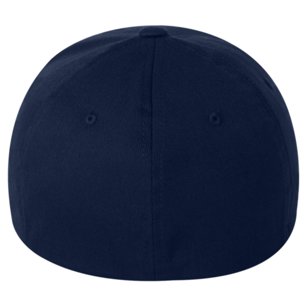 Flexfit by Yupoong Youth Cotton Blend Cap, Navy, Back view