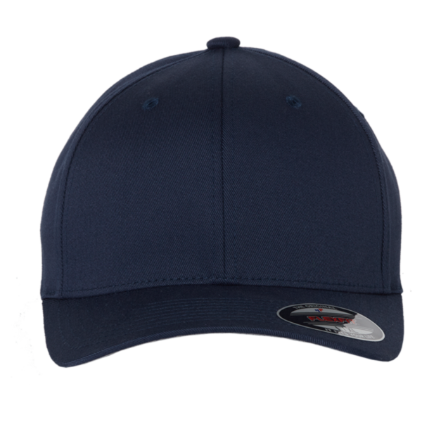 Flexfit by Yupoong Youth Cotton Blend Cap, Navy, Front view