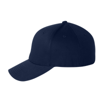 Flexfit by Yupoong Youth Cotton Blend Cap, Navy, Left Side view