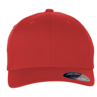 Flexfit by Yupoong Youth Cotton Blend Cap, Red, Front view