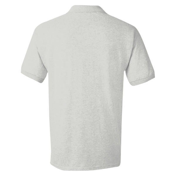 Gildan DryBlend® Jersey Polo, Ash, Back view