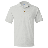 Gildan DryBlend® Jersey Polo, Ash, Front view