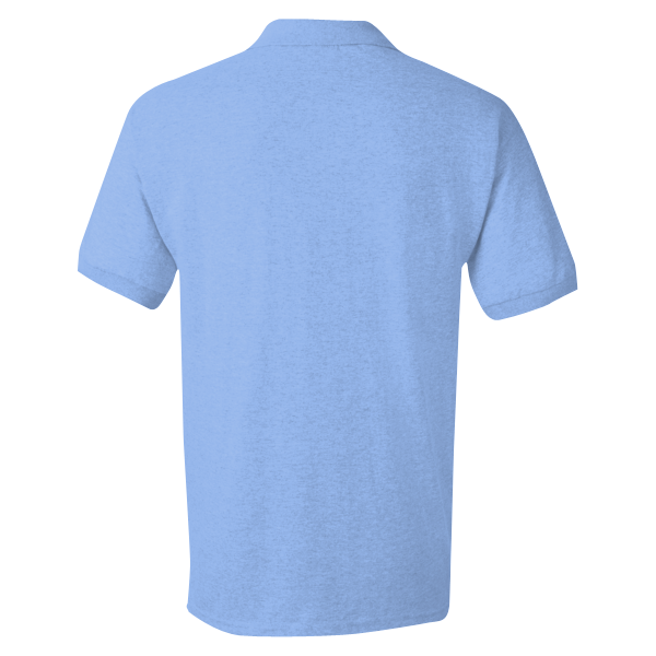 Gildan DryBlend® Jersey Polo, Carolina Blue, Back view