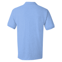 Gildan DryBlend® Jersey Polo, Carolina Blue, Back view