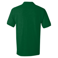 Gildan DryBlend® Jersey Polo, Forest Green, Back view