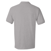 Gildan DryBlend® Jersey Polo, Graphite Heather, Back view