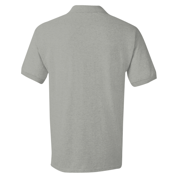 Gildan DryBlend® Jersey Polo, Sport Grey, Back view