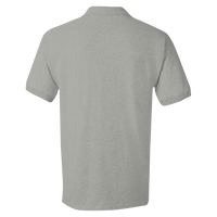 Gildan DryBlend® Jersey Polo, Sport Grey, Back view