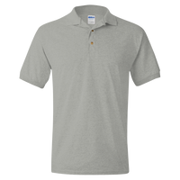 Gildan DryBlend® Jersey Polo, Sport Grey, Front view