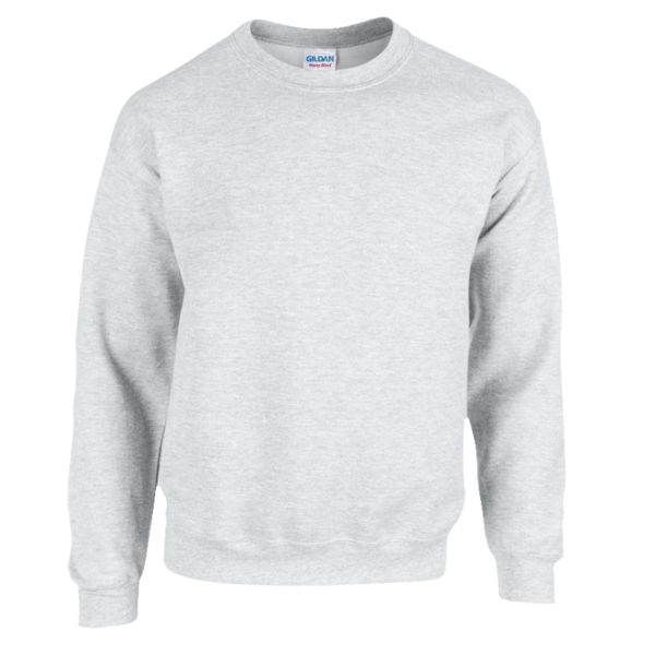 Gildan Heavy Blend™ Crewneck Sweatshirt, Ash, Front view
