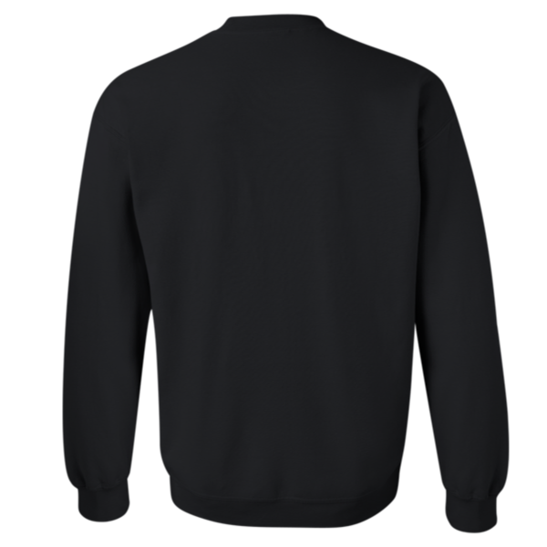Gildan Heavy Blend™ Crewneck Sweatshirt, Black, Back view