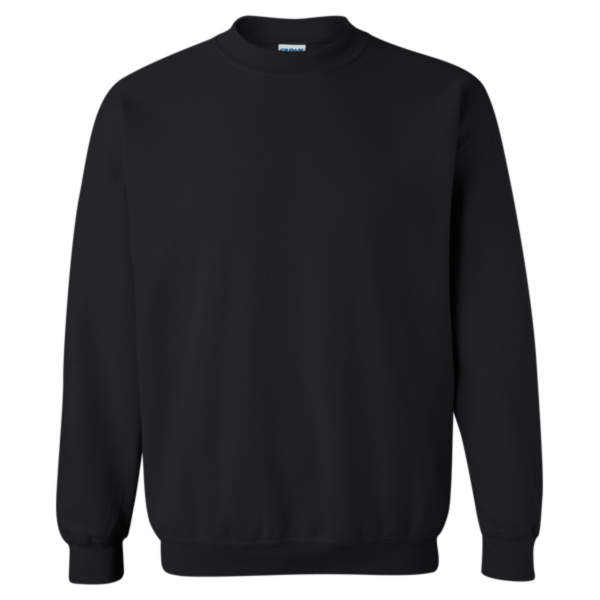 Gildan Heavy Blend™ Crewneck Sweatshirt, Black, Front view