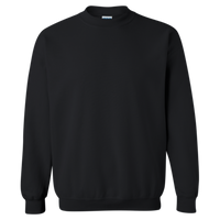 Gildan Heavy Blend™ Crewneck Sweatshirt, Black, Front view