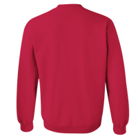 Gildan Heavy Blend™ Crewneck Sweatshirt, Cherry Red, Back view
