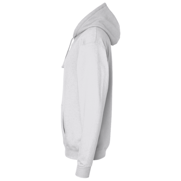 Gildan Heavy Blend™ Full-Zip Hooded Sweatshirt, Ash, Left Sleeve view