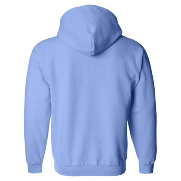 Gildan Heavy Blend™ Full-Zip Hooded Sweatshirt, Carolina Blue, Back view