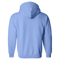 Gildan Heavy Blend™ Full-Zip Hooded Sweatshirt, Carolina Blue, Back view