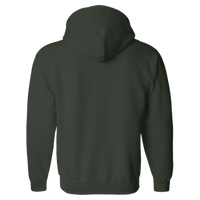 Gildan Heavy Blend™ Full-Zip Hooded Sweatshirt, Forest, Back view