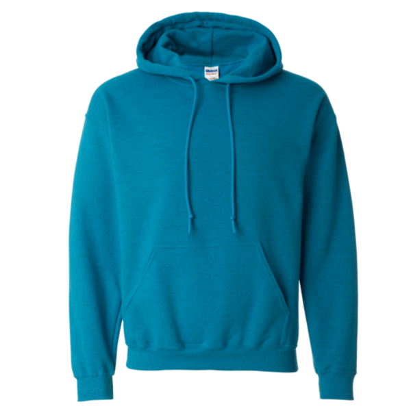 Gildan Heavy Blend™ Hooded Sweatshirt, Antique Sapphire, Front view