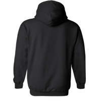 Gildan Heavy Blend™ Hooded Sweatshirt, Black, Back view