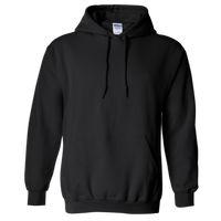 Gildan Heavy Blend™ Hooded Sweatshirt, Black, Front view