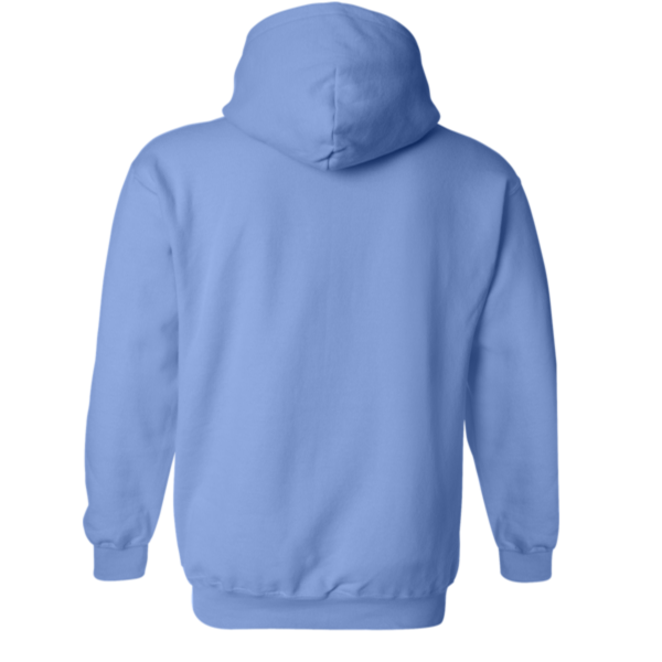 Gildan Heavy Blend™ Hooded Sweatshirt, Carolina Blue, Back view