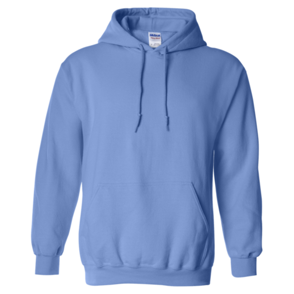 Gildan Heavy Blend™ Hooded Sweatshirt, Carolina Blue, Front view