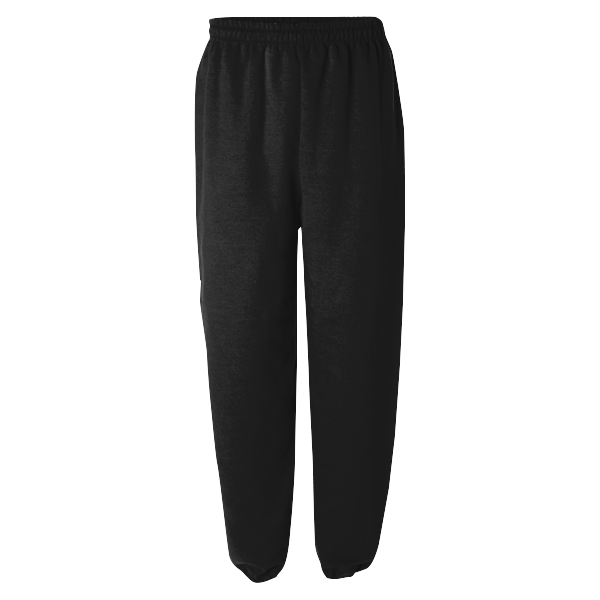 Gildan Heavy Blend™ Sweatpants, Black, Front view