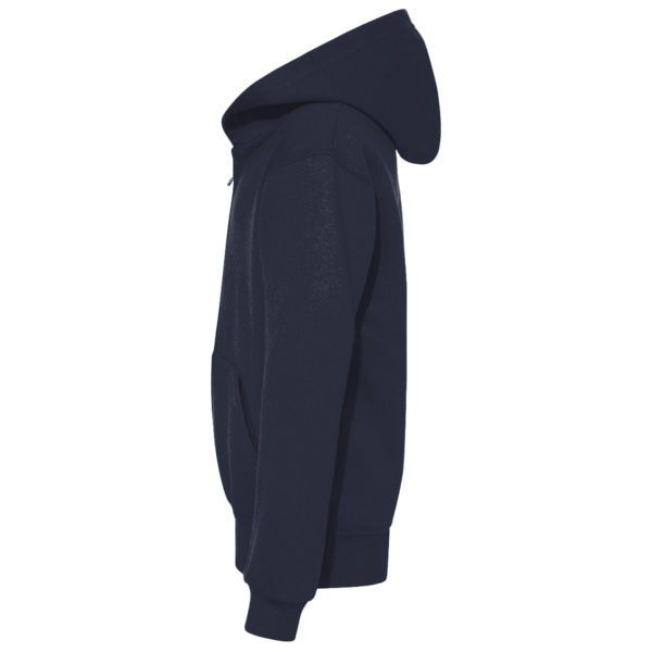 Gildan Heavy Blend™ Youth Full-Zip Hooded Sweatshirt, Navy, Left Sleeve view