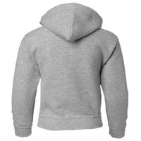 Gildan Heavy Blend™ Youth Full-Zip Hooded Sweatshirt, Sport Grey, Back view