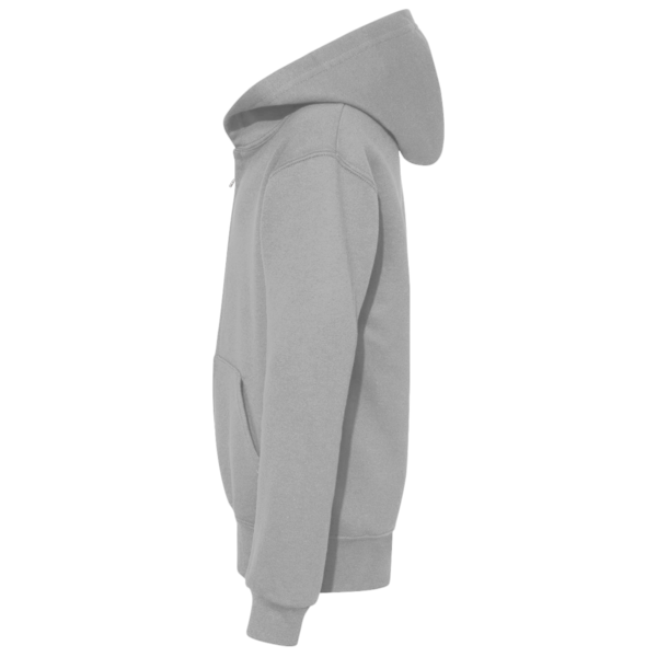 Gildan Heavy Blend™ Youth Full-Zip Hooded Sweatshirt, Sport Grey, Left Sleeve view