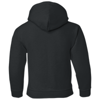 Gildan Heavy Blend™ Youth Hooded Sweatshirt, Black, Back view